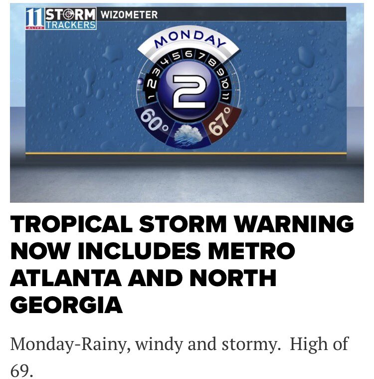 APinchofSouth's tweet photo. So what would it take to be a 1 on the #wizometer? Nuclear winter? #irma #atl https://t.co/6WAeKwYNAK