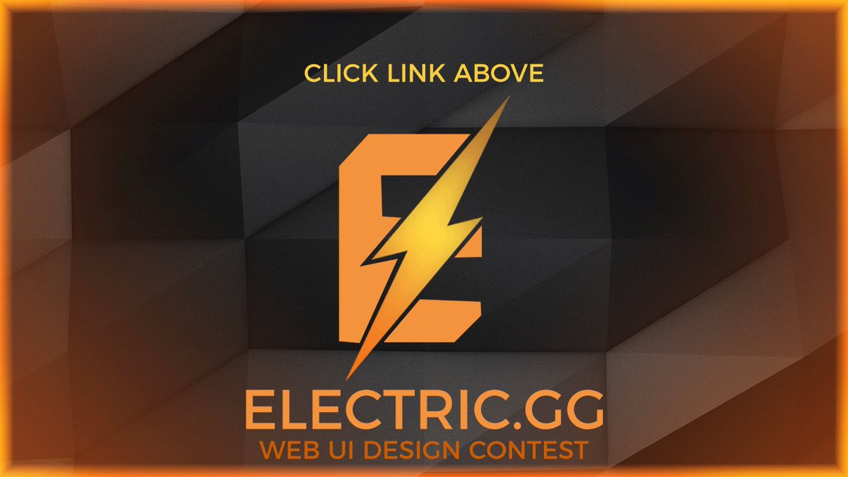 CSGOElectric's tweet image. ⚡️WEB UI DESIGN CONTEST FOR ELECTRIC.GG⚡️

⚡️READ RULES: pastebin.com/aN5AdfXw⚡️

⚡️$1000 for the winning entry! ⚡️

⚡️3 WEEKS⚡️ Goodluck!