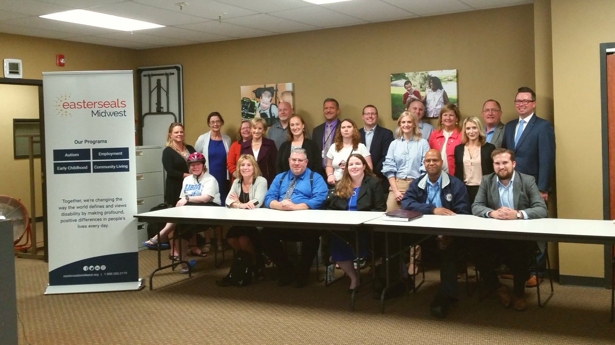 KristianStarner's tweet photo. Great @EasterSealsMW event in KC! Thx to MO federal delegation staff &amp; KC area state reps for coming to see #ESMW I/DD services in action https://t.co/AMiguuKOk8