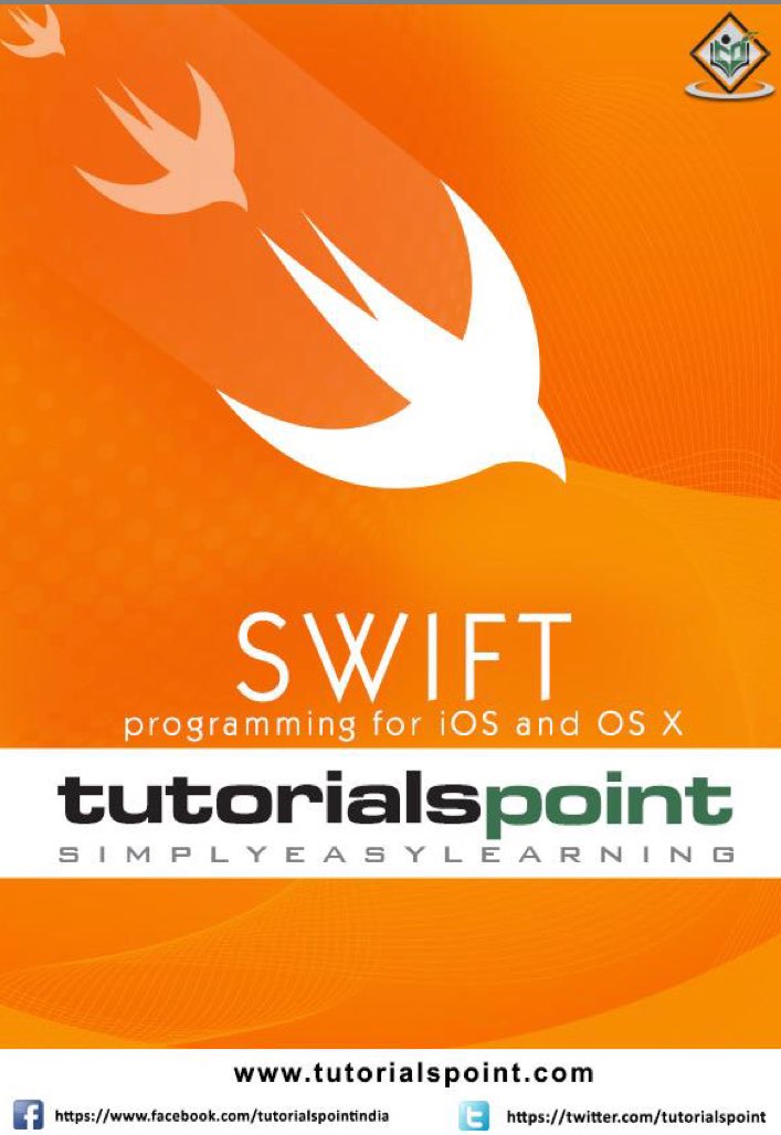 alosefer's tweet image. مثال، كتاب كامل لتعلم Swift الأقوى بعالم الماك والأيفون، كتاب أكثر من ٢٠٠ صفحة بصيغة PDF مجاناً للتعلم والتطبيق📱🤓
bit.ly/Swift_Book