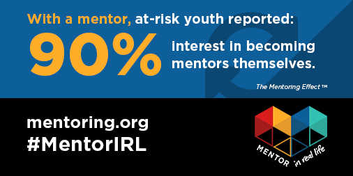 DenverPartners's tweet image. Youth with a mentor are more likely to be a mentor later on. Become a #MentorIRL and affect generations to come! bit.ly/GenMentor