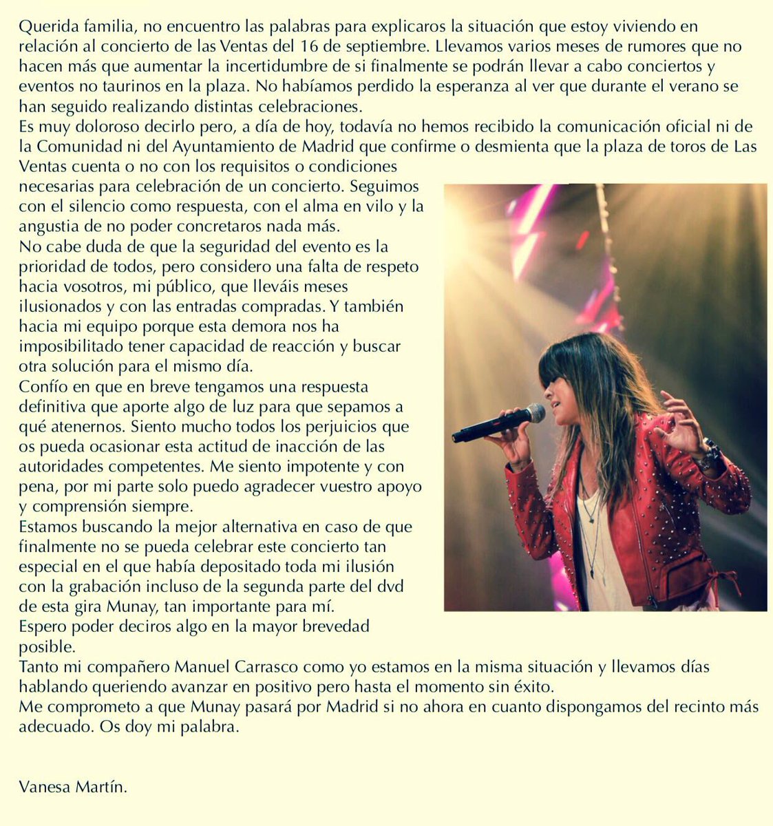 vanesamartin_'s tweet photo. Tengo que contaros algo.. https://t.co/W9SSr7XZIs