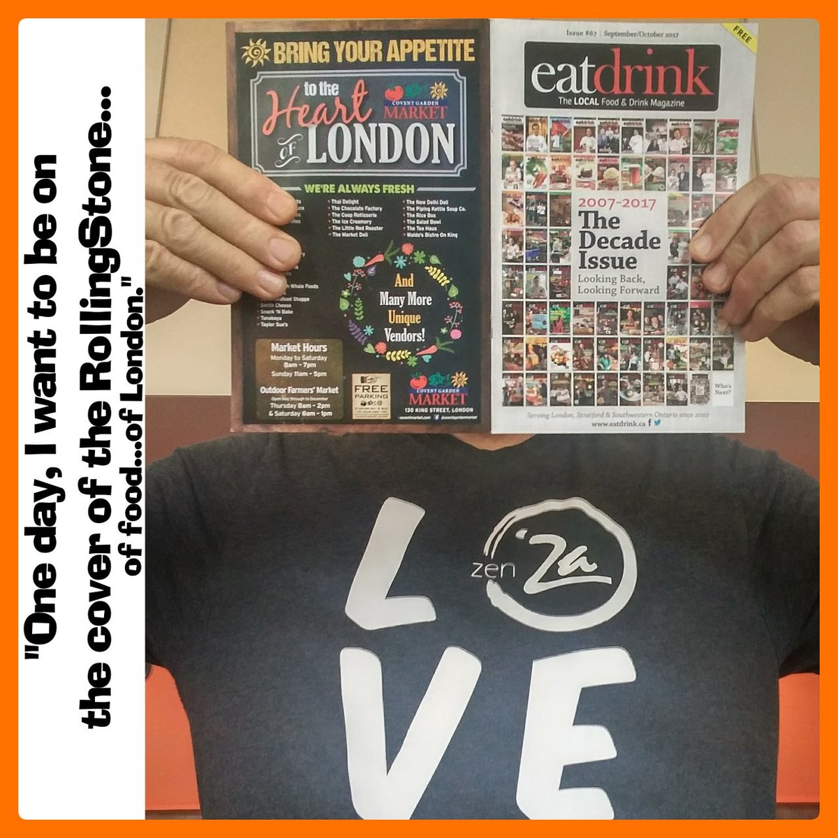 zenZaPizzeria's tweet photo. Happy 10th birthday to the fine people of  @eatdrinkmag #supportlocal #thinkGlobalReadLocal https://t.co/sOeyiyONRY