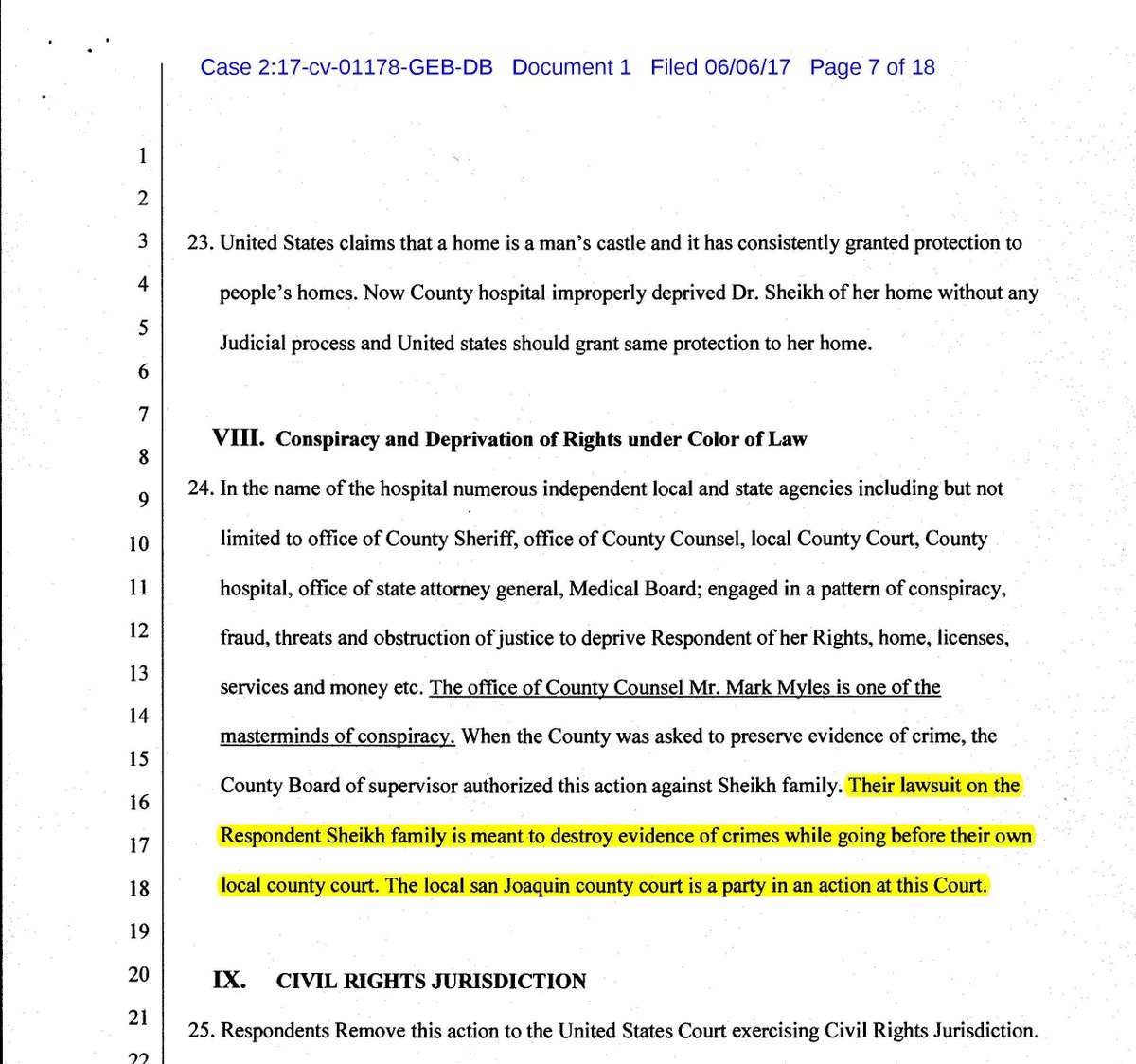 rehan_sheikh's tweet photo. 1/6 #SanJoaquin #County Counsel Mark Myles was asked to preserve #evidence, gentleman filed #lawsuit on @Voice_MD

https://t.co/8sYLuaTloD https://t.co/i8qYlAvlyi