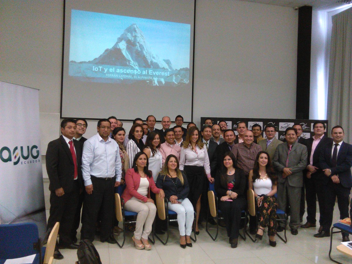 SeidorEc's tweet photo. @ @SeidorEc   auspició oficialmente la XV jornada de la ASUG Quito 2017 y habló sobre la experiencia Seidor On Top. https://t.co/wQhbdSZM9A