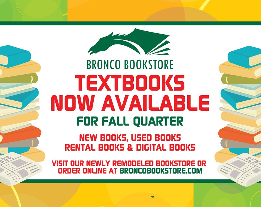 broncobookstore's tweet image. Fall classes start next week! Don&apos;t wait until the last minute, use our site to shop and price-compare now:
broncobookstore.com/buy_main.asp?🐴