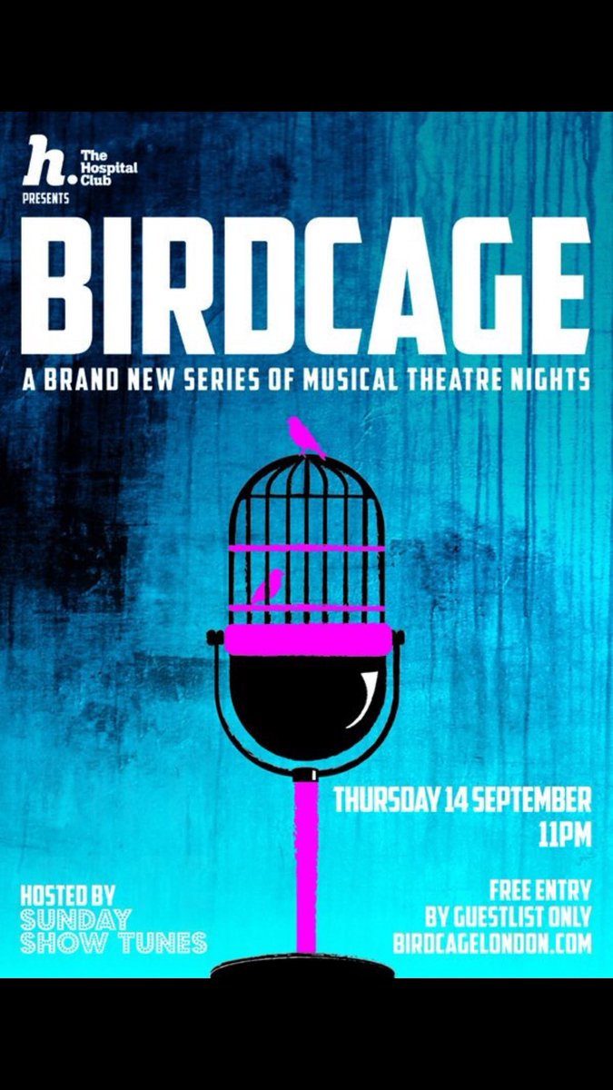 Having a sing song this Thursday. Come down if your free! @TheHospitalClub <a href="/birdcagelondon/">Birdcage</a> #singsong #stagey
