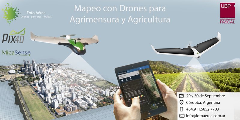 MicaSense's tweet image. Event update! We have a location for our #AtlasData workshop Sept 29-30 in Argentina. Details and registration here: bit.ly/2w2hcxO