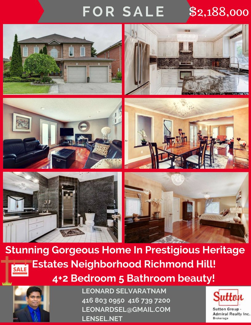 leonardsel's tweet photo. #richmondhill #realtor #richmondhillrealestate #yorkregion #callmefordetails #perfecthomes #greatprice #richmondhillontario #canadianhomes https://t.co/xjXmGWhZzc