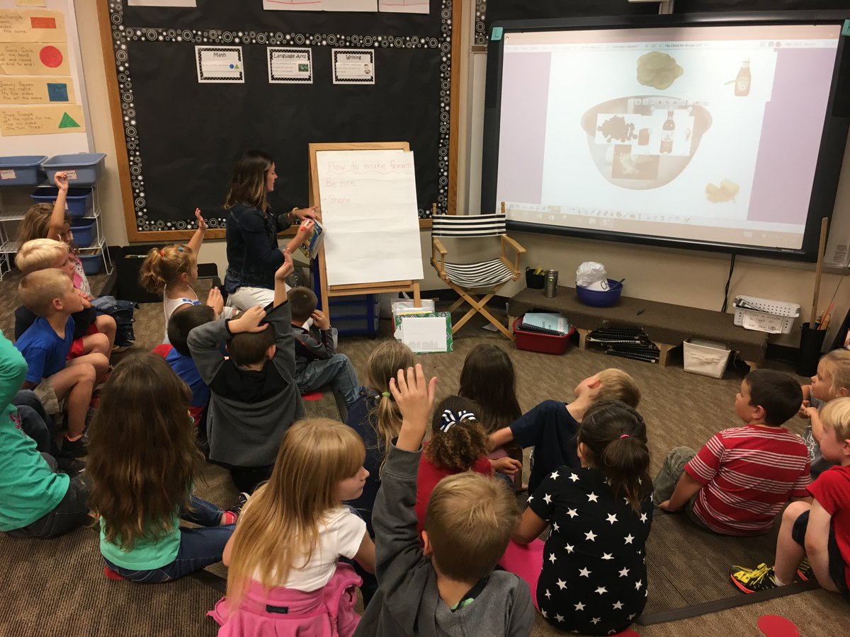 DeKalbJRW's tweet photo. Kindergarteners learn about friendship with Mrs. Sparkman!!  #IBMinded https://t.co/Ep0T9uhZdv