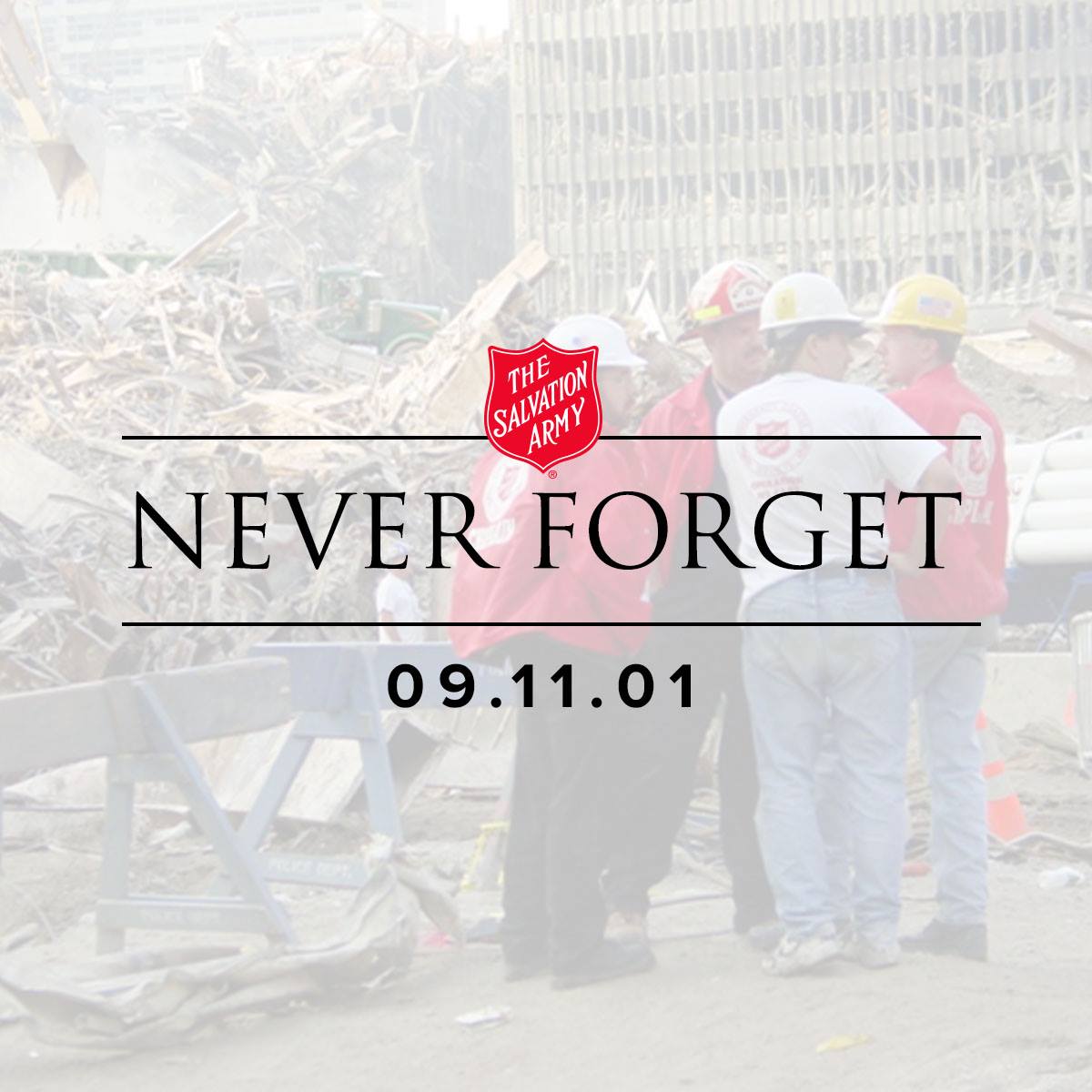 salarmyhi's tweet photo. #NeverForget. Join us in praying for healing as there continues to be hurt and pain associated with this tragedy. https://t.co/6LAEuoGtNK