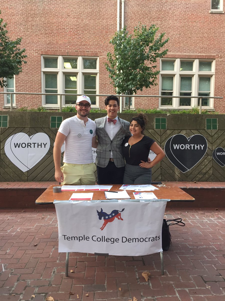 TempleDems's tweet photo. Come find our Executive Board Members at the #SAPW Kickoff in the Skate Park by Cecil B Moore Station! https://t.co/I35Pl8TioY