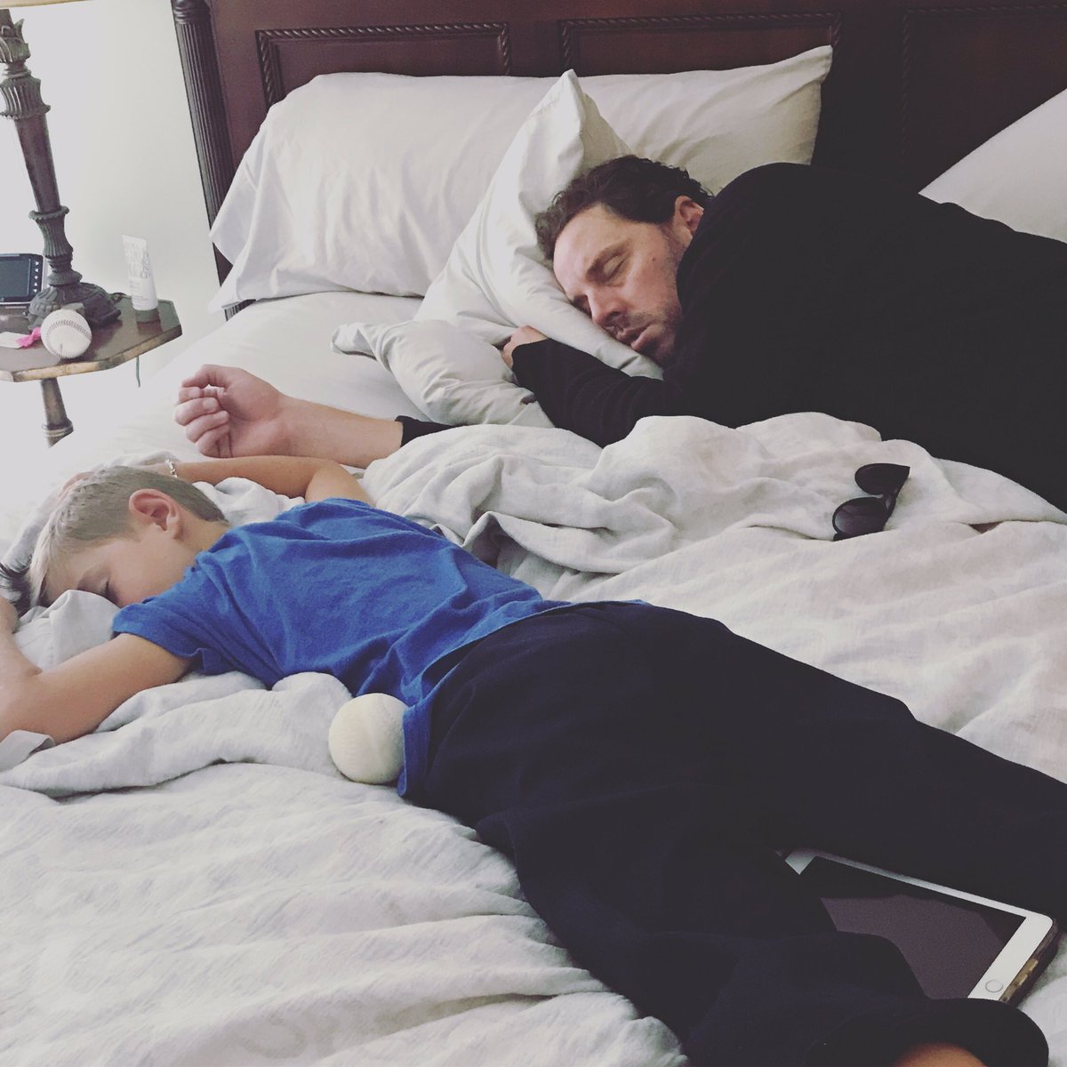 klackey33's tweet photo. My Boys π Of course our house is swarmed with baseballs! #oneinthebed #oneonthenightstand https://t.co/lW3vBaszB6