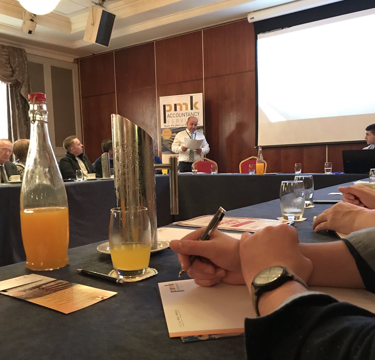 MilestoneRath's tweet photo. What an Inspirational talk with @PMK_Accountancy - at @nisalocally study tour - thought invoking  #hittingtherightnote 👍 https://t.co/S76rQsHAwu