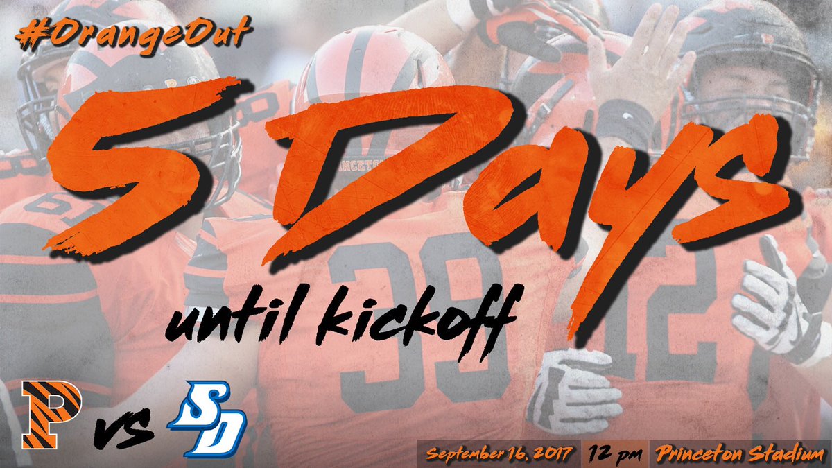 Let the countdown begin! 5️⃣ days until kickoff! #OrangeOut