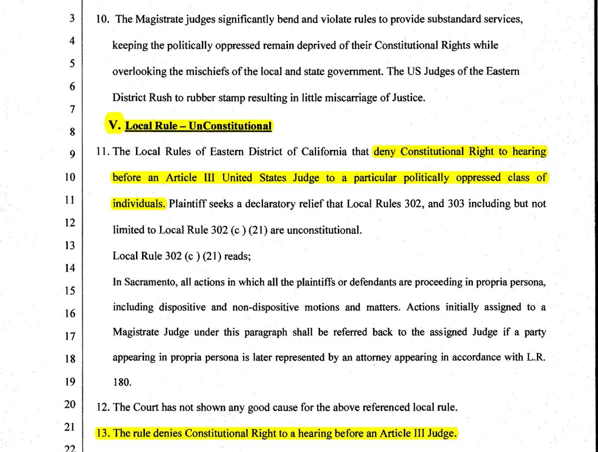rehan_sheikh's tweet photo. 5/6) Local Rules of Eastern District of California are #unconstitutional
#9thCircuit when can u hear 

https://t.co/8sYLuaTloD #SCOTUS https://t.co/qtNmCGHNZ2
