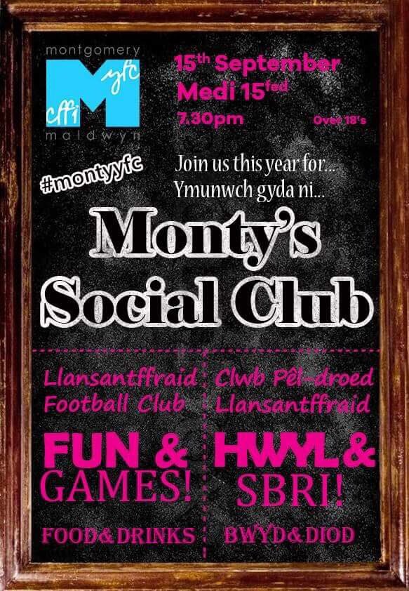 WYTHNOS YMA | THIS WEEK...

#montyyfc #montysocialclub #yfcdoitbest