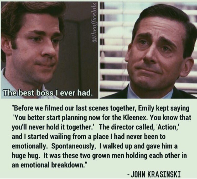 JimAndPamAlways's tweet photo. "Best boss I ever had"😢 https://t.co/AnDQ60X8ru
