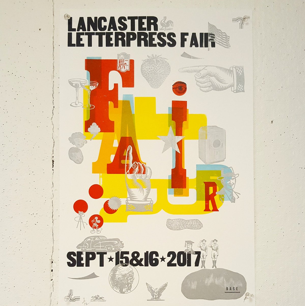 Got any plans this weekend? Come to the Lancaster Letterpress Fair!  College tube roll competition, demonstrations, food trucks and more!