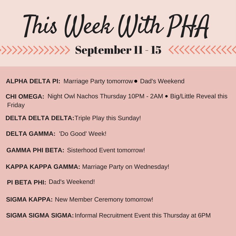 MizzouPHA's tweet photo. And we're back! Check out what #ThisWeekWithPHA looks like! https://t.co/fz1b1NxsvW