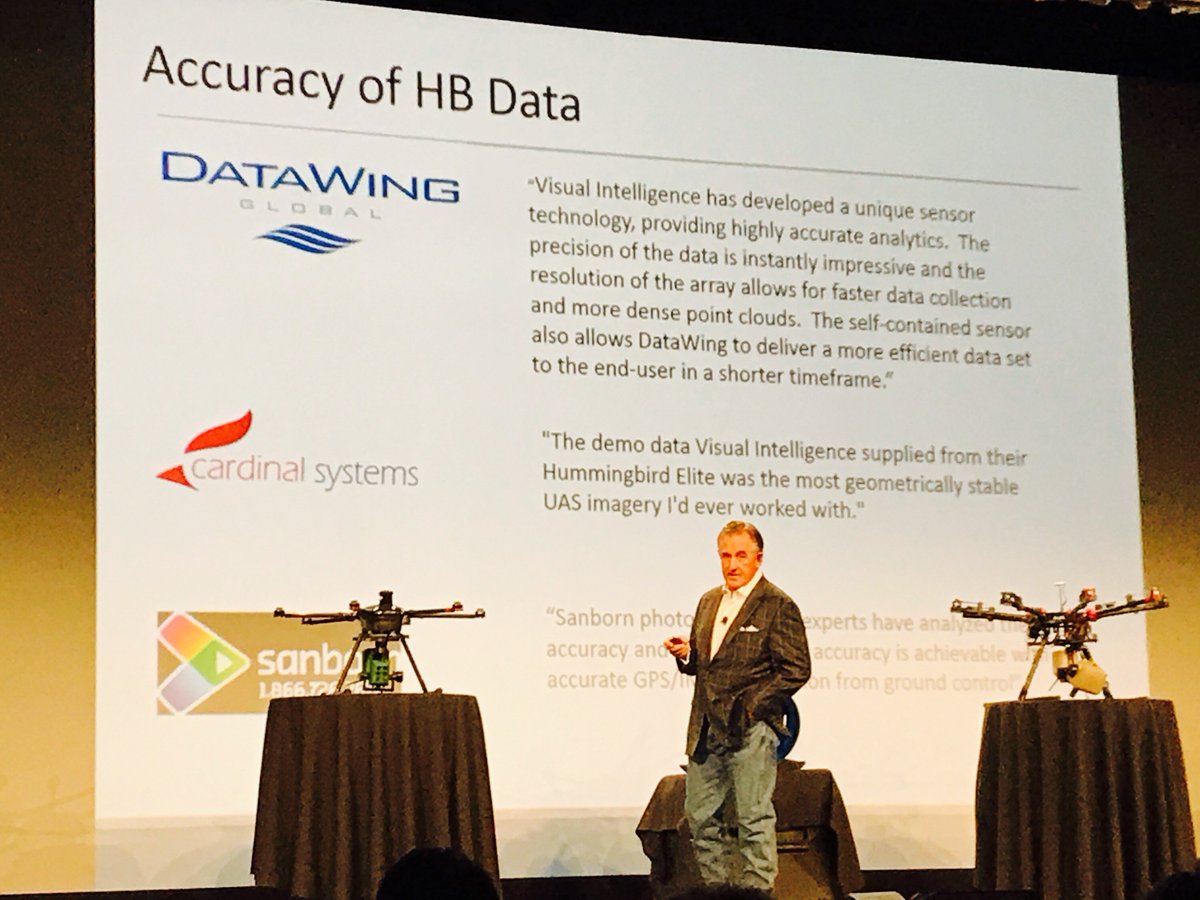 datawingglobal's tweet photo. @InterDroneExpo was a great time this year. Ted Miller's talk on data was on point - #Data is the new oil! https://t.co/BbTdbaHfGZ https://t.co/iVVim11N0p