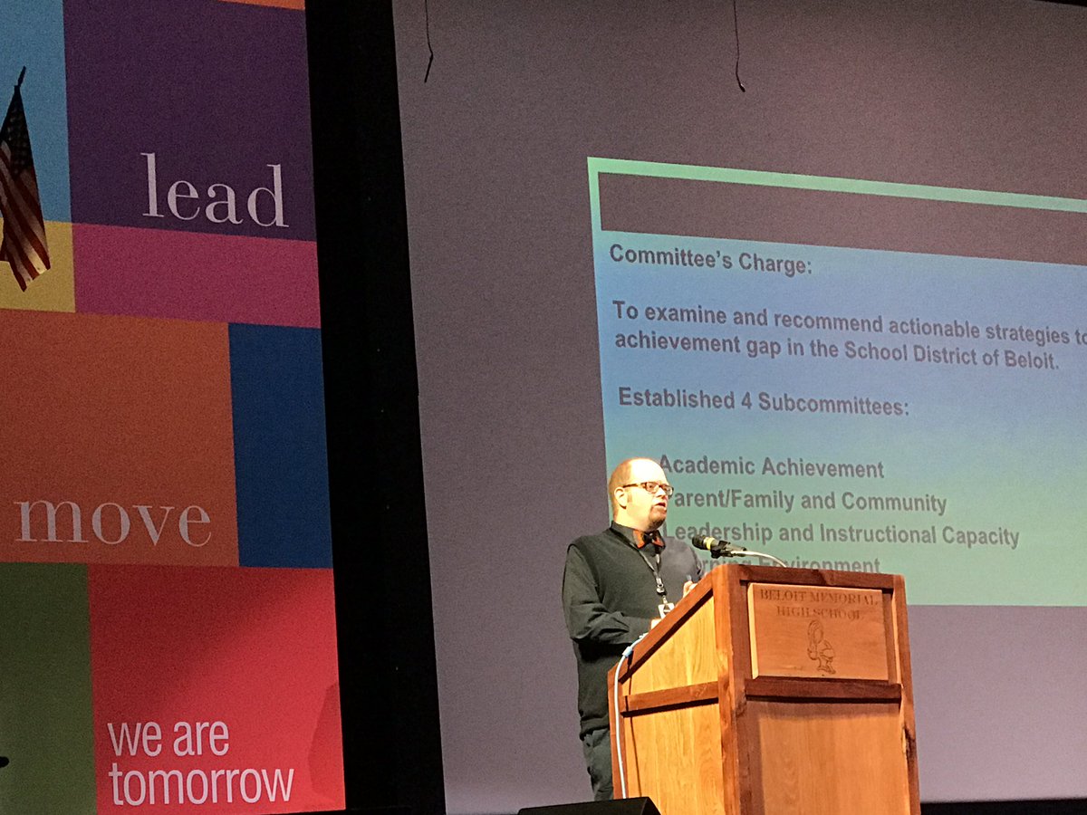 The Community Conversation on Academic Achievement is underway at BMHS. #BeloitProud #AcademicAchievement #StudentsFirst