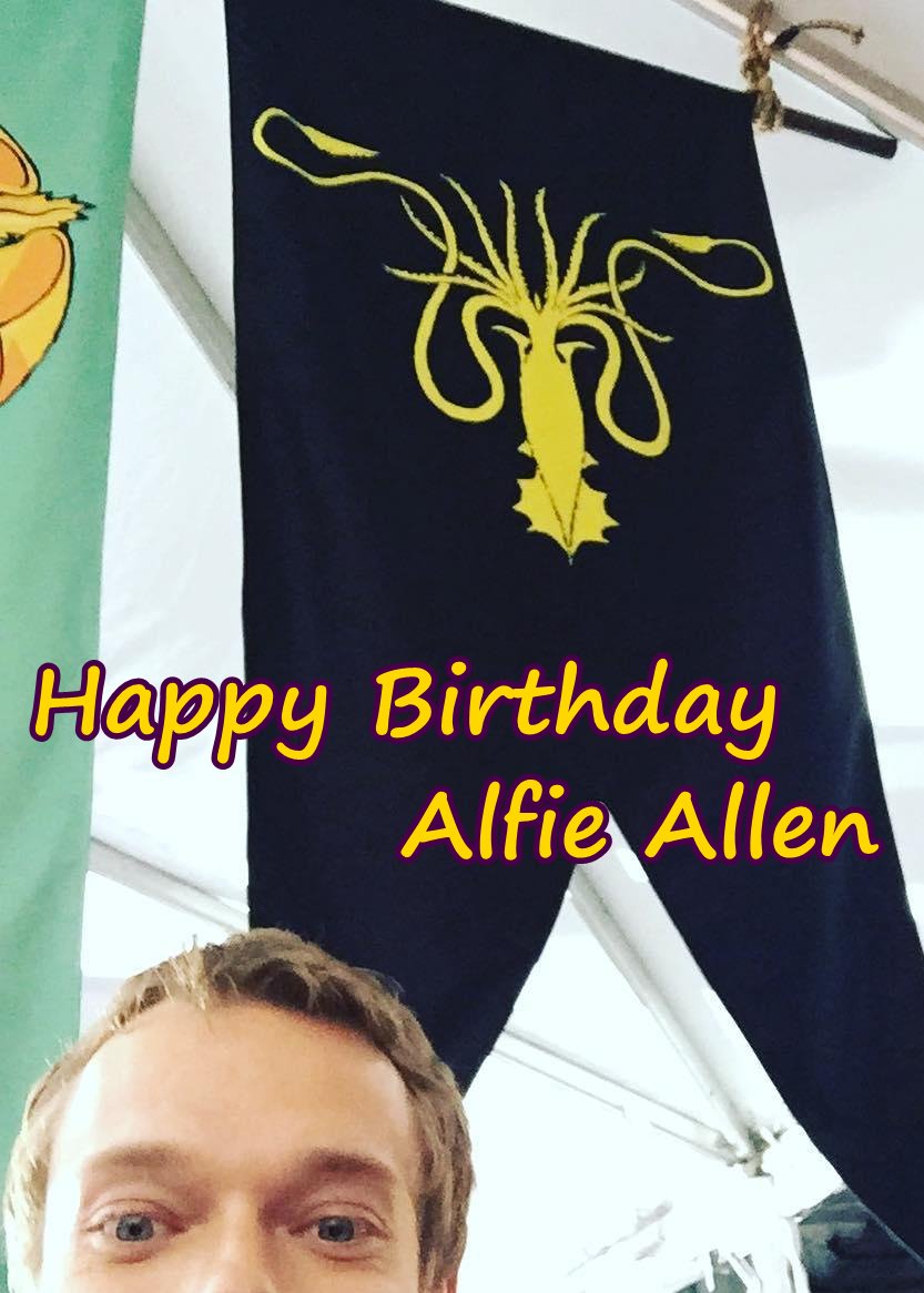 Happy 31st Birthday Alfie Allen!!       