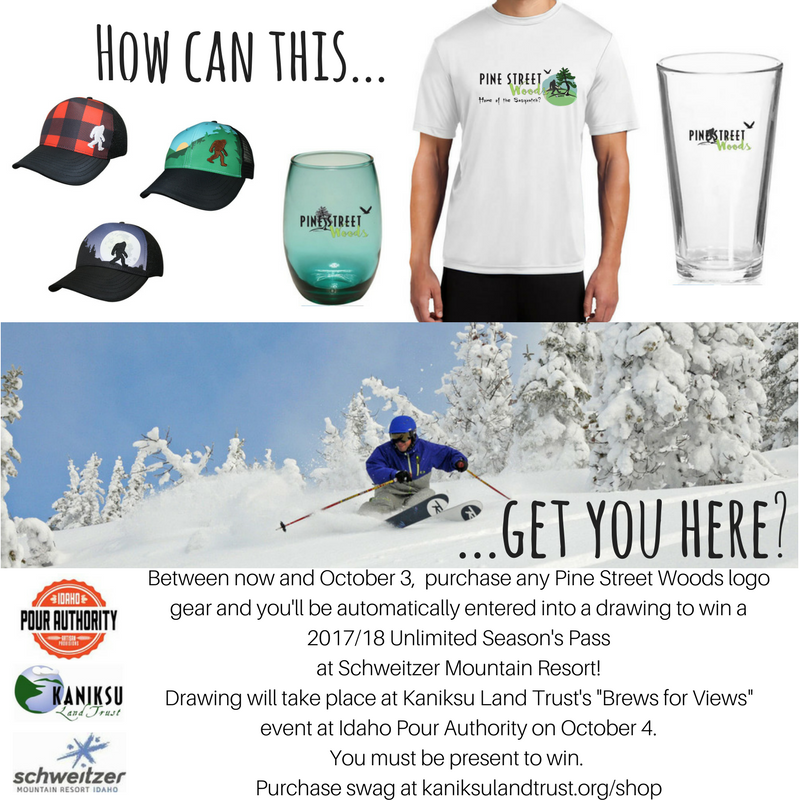 outside7B's tweet photo. Sasquatch Swag is available now- and it gets you a chance to win a @SchweitzerID season's pass!
#PineStreetWoods #7bsasquatch https://t.co/6JhNqYNEC0