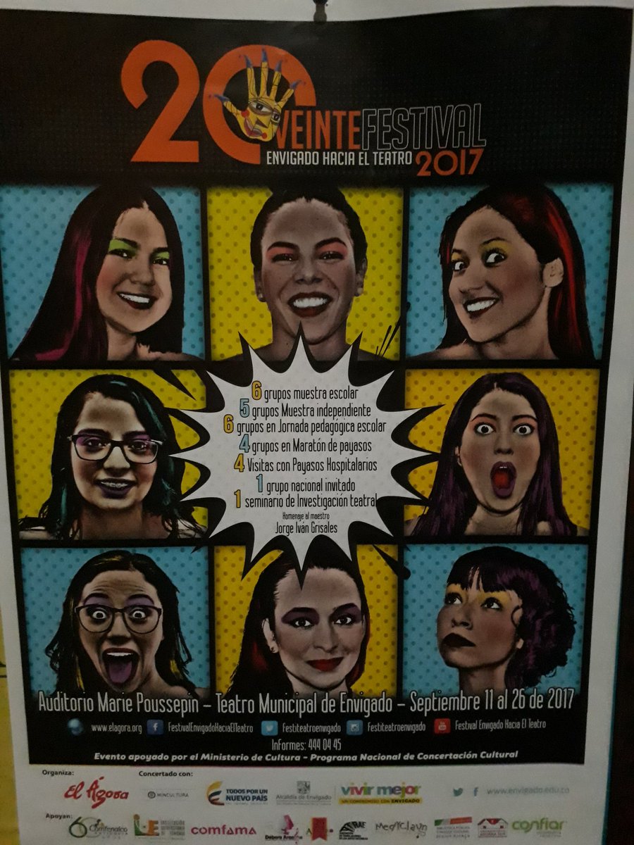 pcuartapared's tweet photo. ¿Sabían que hoy comienza el @festiteatroenvi? El miércoles serán nuestros invitados en #CuartaPared. #Twitteatriando en Envigado. https://t.co/U1m2QxCwNT