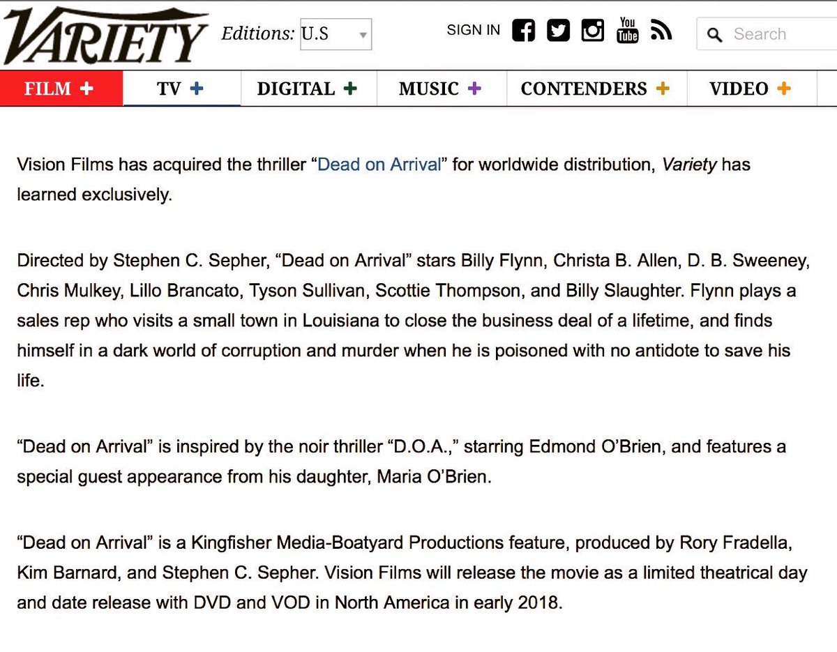 IMG_Storyteller's tweet image. #variety #deadonarrival @billymflynn @sundancefest @psiaf @fest21 @RealDBSweeney @bcoxdp @JamesEdBarker