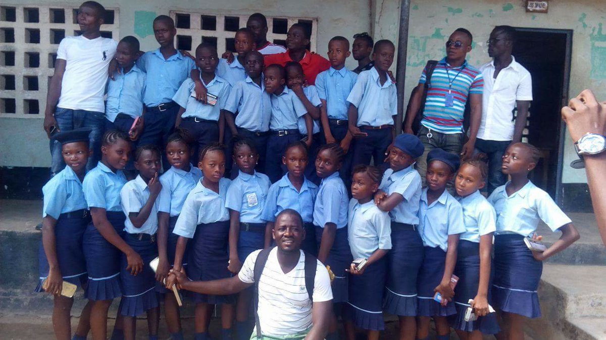 SierraIntlAcad's tweet photo. Learning First #UNICEFSL https://t.co/1jwuPQ1CH4