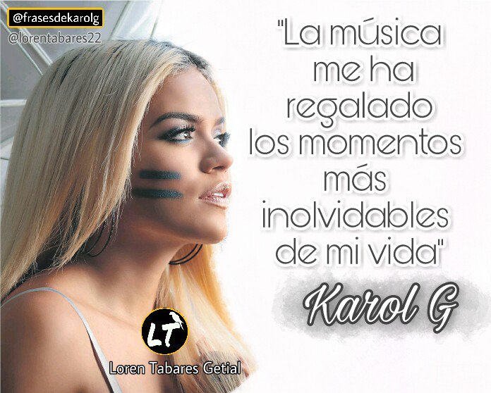 Frases Con G Frases De Karol G on Twitter: "G I R L P O W E R🔥 @KarolGmusic Art
