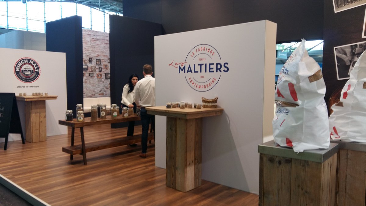 LesMaltiers's tweet photo. Le lancement @LesMaltiers @PaulsMalt @minchmalt @belgomalt à @drinktec_2017.

Les maltiers sera vendu aux USA, Canada via @CharlesFaram. https://t.co/03ZommX7St