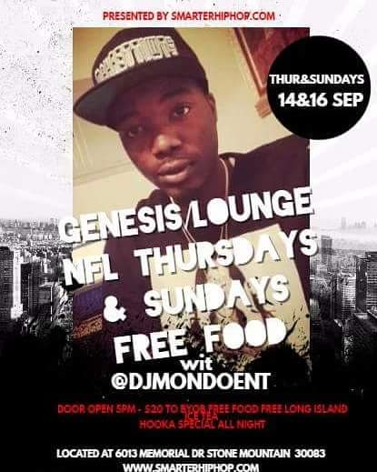 DJTweetMeradio's tweet photo. We open Club #clubgenesisatl #Atl this #Thursday we lit $5 #hookahs 6013 memorial Dr #Stonemountain 30083 https://t.co/burWbrZls1