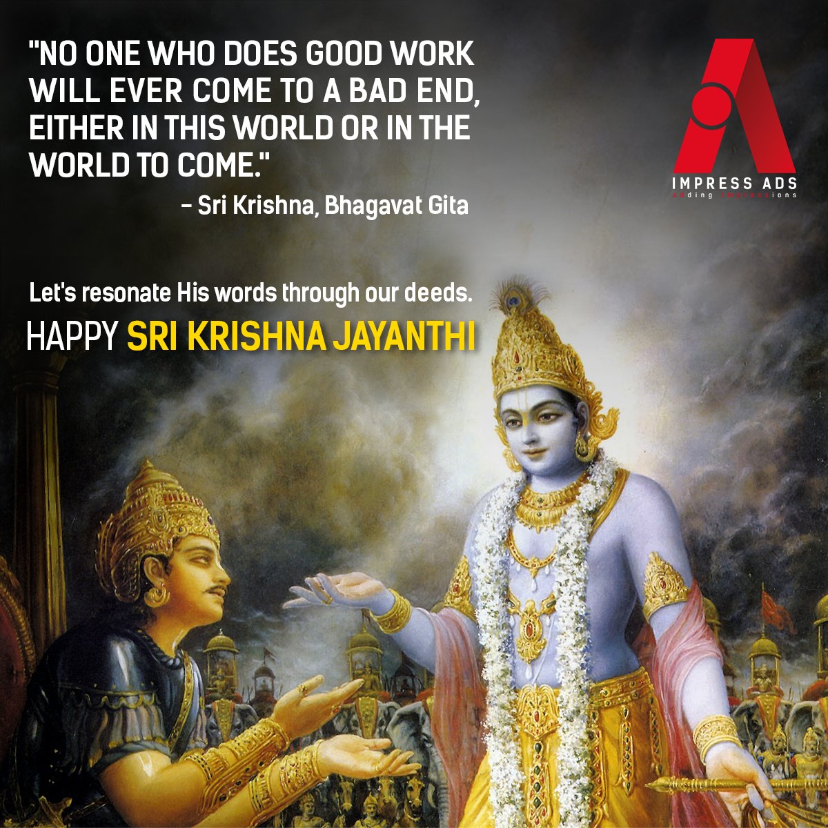 Impress Ads в Twitter: „Happy Sri Krishna Jayanthi to all ...