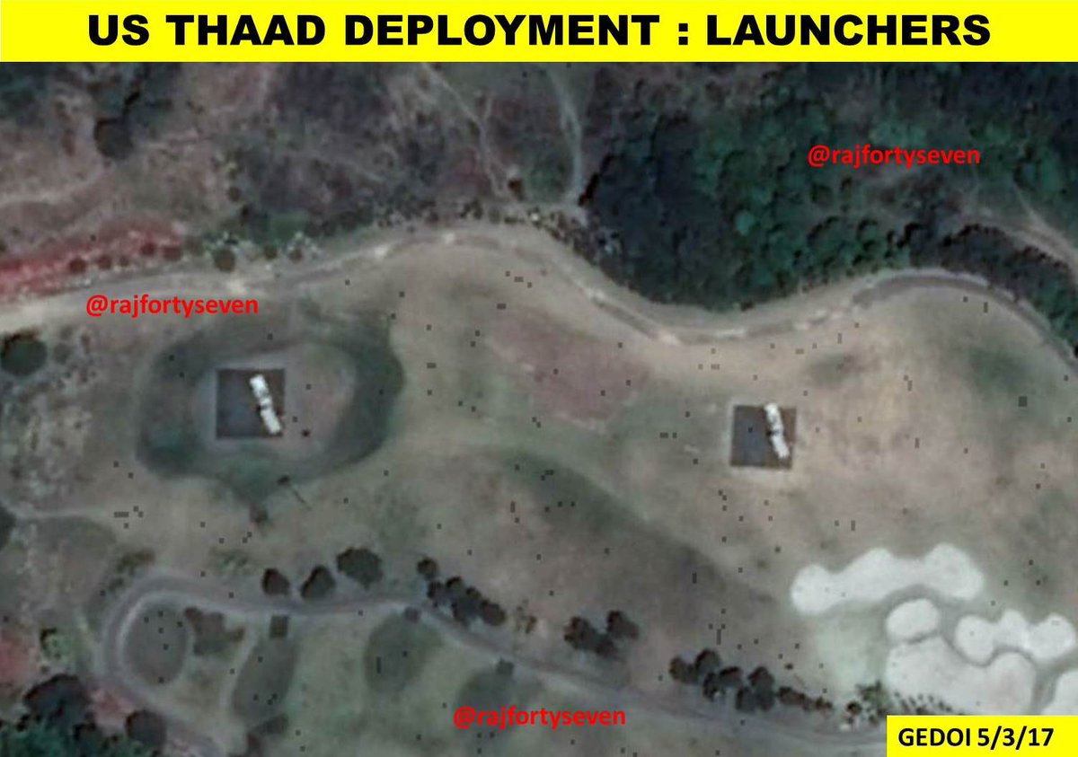 rajfortyseven's tweet photo. #US #THAAD deployment #Korea satl imagery #ANTPY2 radar can detect missiles launches in boost phase. #China worried
https://t.co/c4H2fdVHFq https://t.co/F1Zh6VlNPo