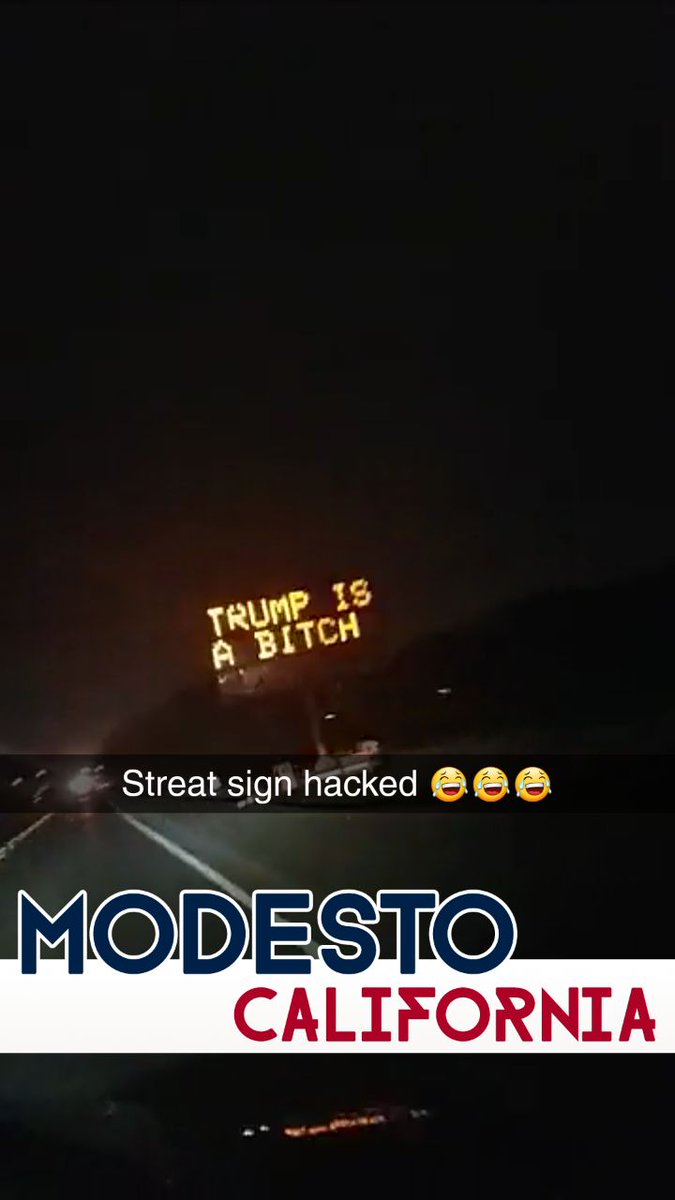 LopezAngeles143's tweet photo. Props to whoever made this happen #fucktrump #mademyday #ImpeachTrump #trumpsabitch https://t.co/sRuSj3yWuG