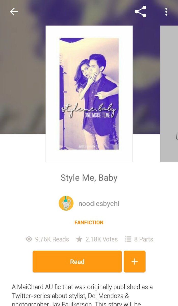 faulkpok's tweet photo. Style Me, Baby is on Wattpad, i repeat Style Me, Baby is on Wattpad!!! Thank you Ms. Chi @piecesofchi 😭 https://t.co/eFyUxcwxzC