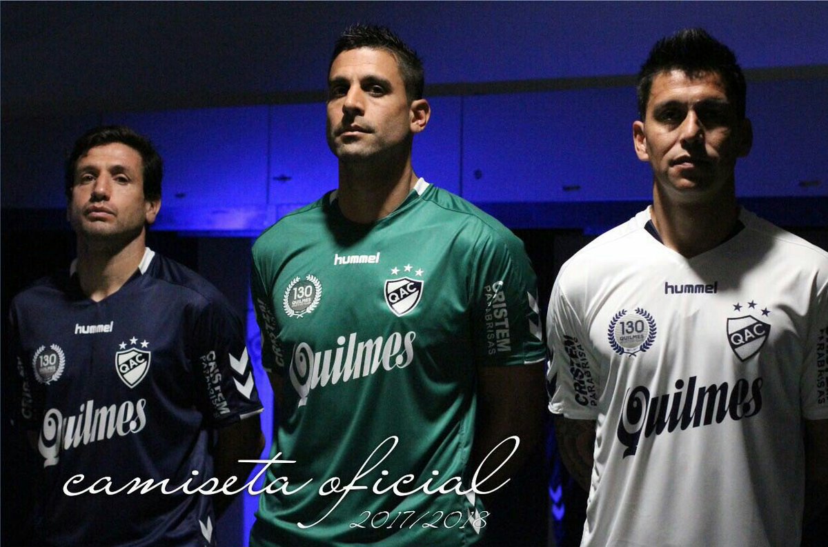 SurDeportivo's tweet photo. #Quilmes presentó su nueva camiseta para la temporada 17/18 de la PrimeraB Nacional. El proximo lunes a las 21:05 debuta frente a #Sarmiento https://t.co/sseEAa2yTh