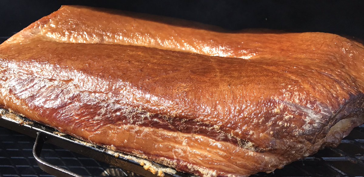 Making our own #bacon ready to serve during our new #breakfast hours now open 7am Monday-Friday &amp; 8am on the weekends