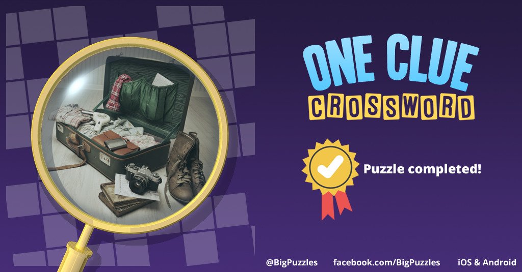 timegathering17's tweet photo. I completed a puzzle in One Clue Crossword. Play now for free!
https://t.co/5ZOlEMPw0q #OneClueCrossword https://t.co/TSj6UIhbOf