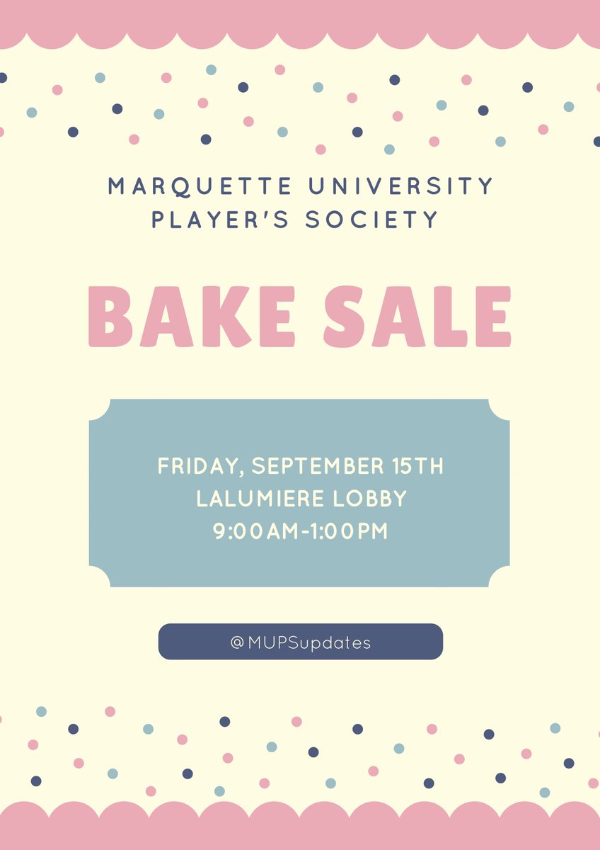 MUPSupdates's tweet photo. Come support MUPS this Friday! https://t.co/w9nUf8cAvE