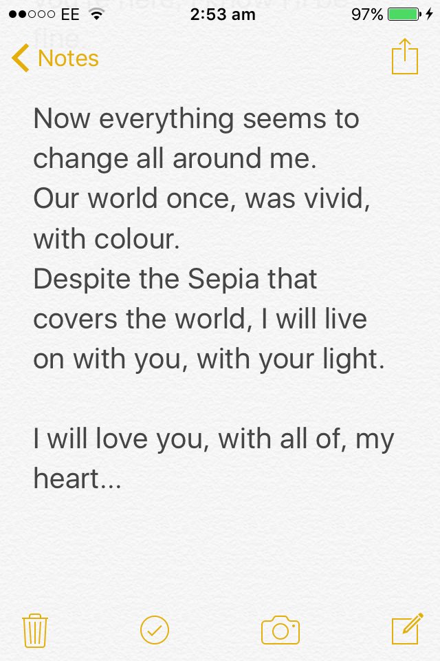 IceColdDragom's tweet image. //Sorry I was gone all day. I was busy writing a song. I call it, "Our Achromatic World." The tune is still pending though.