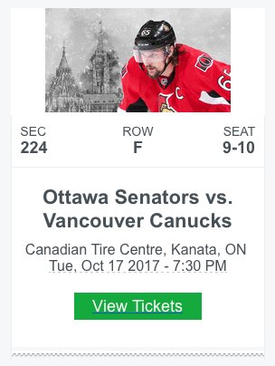 HometownHeating's tweet photo. RETWEET THIS TWEET TO ENTER! Two tickets to the Vancouver Canucks at the Ottawa Senators on Tuesday, Oct. 17th and a jersey signed by Ben! https://t.co/B5cf3MHJat