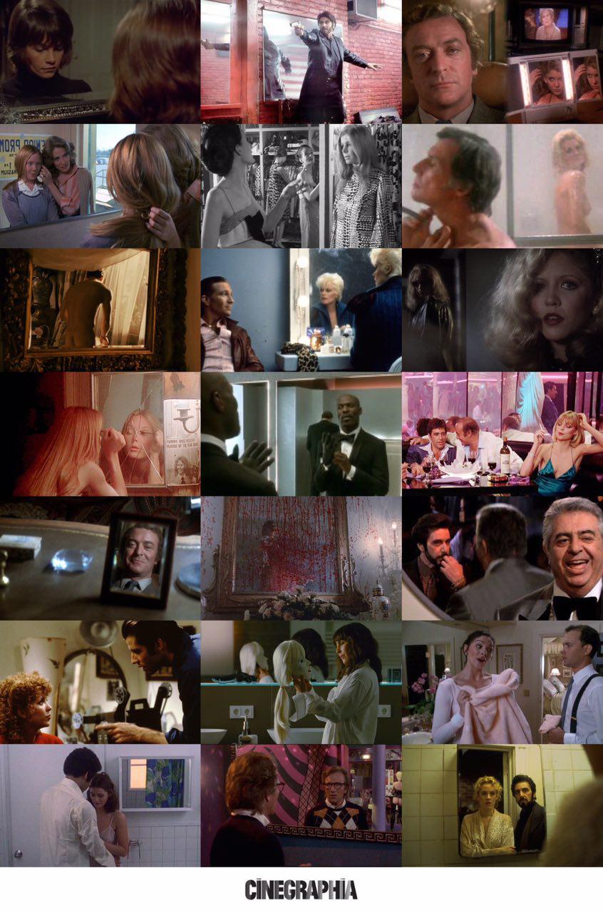 Brian De Palma s mirrors: 

Happy Birthday, 