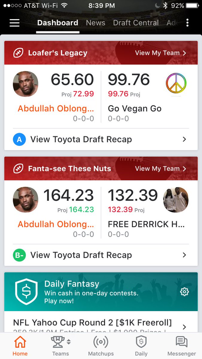 unknownbikes's tweet photo. So much for yahoo draft grades lol @TheFFBallers https://t.co/lqJEKDvmem