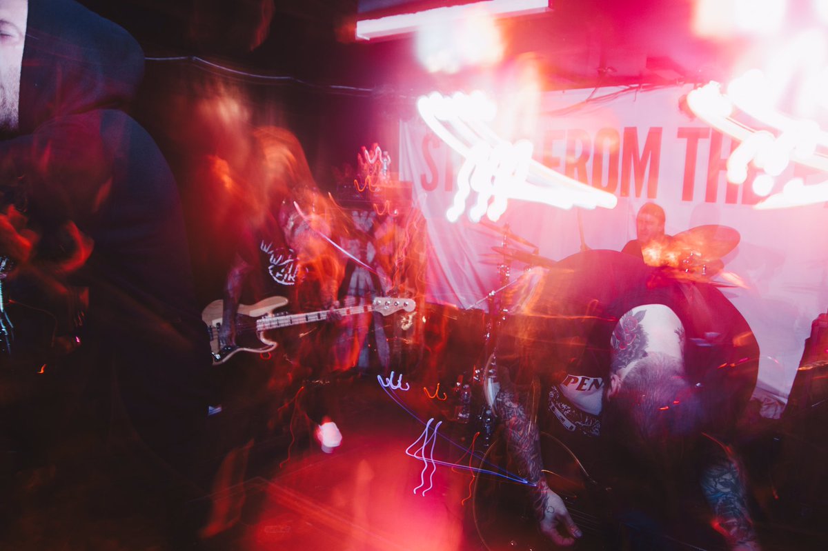 Took some photos of End live the other night.