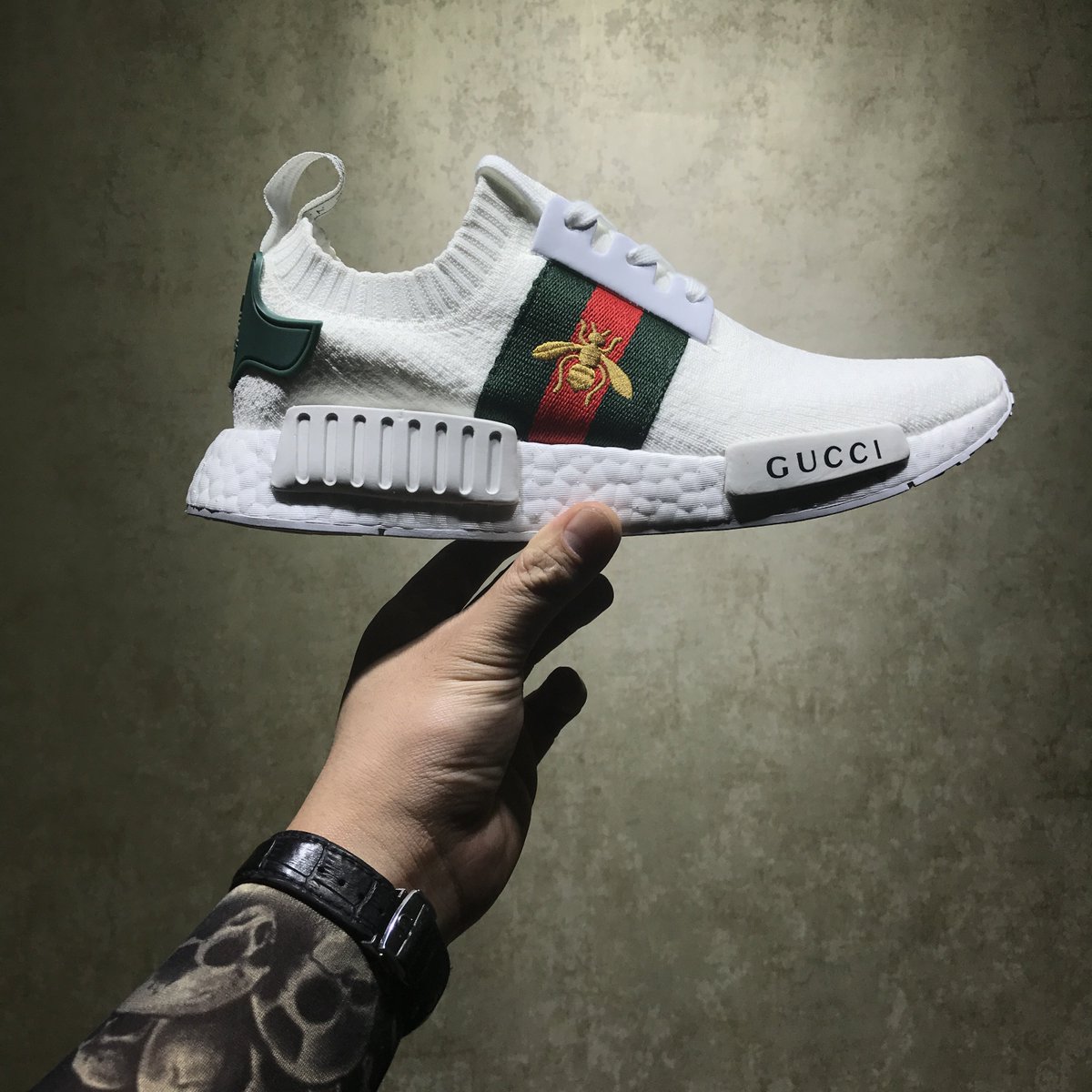 Adidas NMD white x Gucci Men Shoes Nmd white NMD R1 Gucci