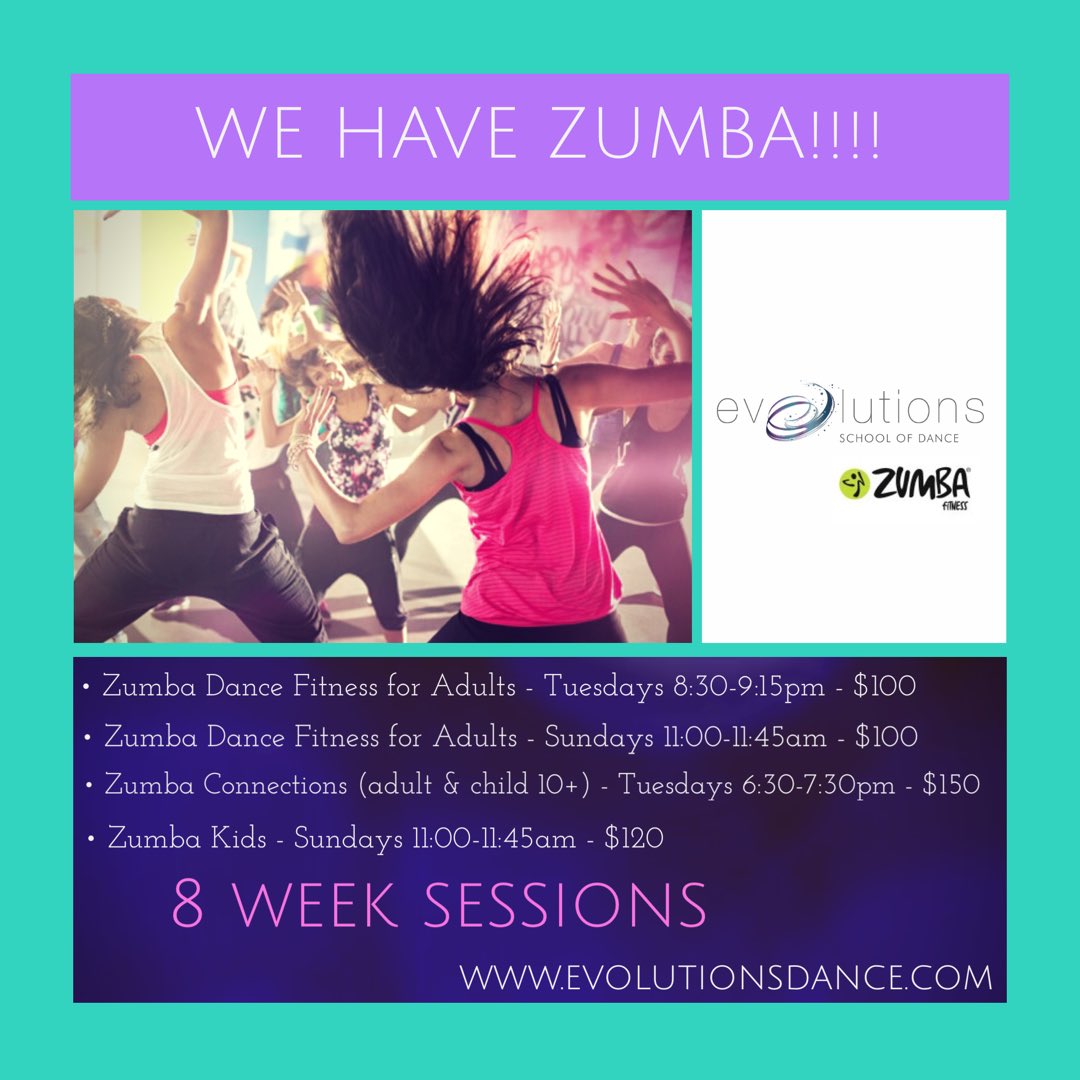 evolutionsdance's tweet image. WE HAVE ZUMBA! So many options to get moving in our studio! #yycdance #yyczumba #yyckids #yycfamily Join our dance family today!