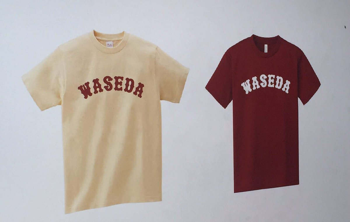 早稲田大学女子軟式野球サークルwasebi 今回 Wasebiとして クリーム色とエンジ色の2色のtシャツをデザインしました クリーム色はwasedaの野球部のユニフォームをイメージし エンジ色はwasedaカラーであるため デザインしてみました
